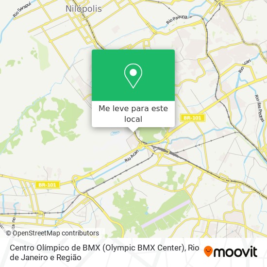 Centro Olímpico de BMX (Olympic BMX Center) mapa