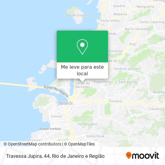 Travessa Jupira, 44 mapa