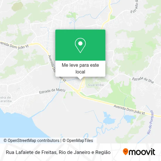 Rua Lafaiete de Freitas mapa