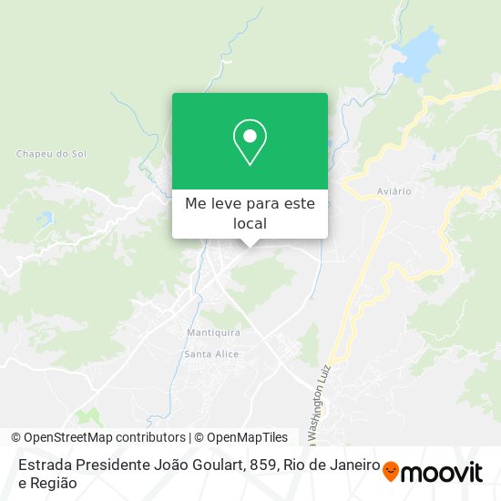Estrada Presidente João Goulart, 859 mapa