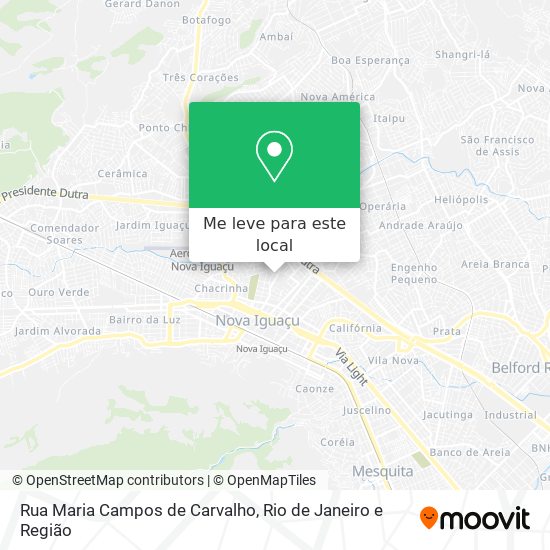 Rua Maria Campos de Carvalho mapa