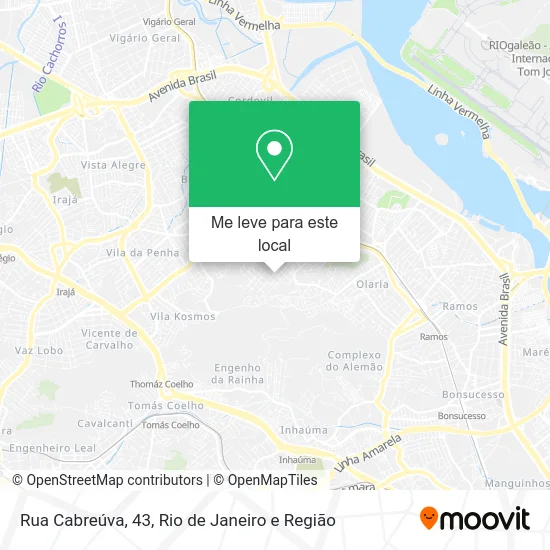 Rua Cabreúva, 43 mapa