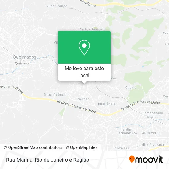 Rua Marina mapa