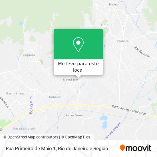 Rua Primeiro de Maio 1 mapa