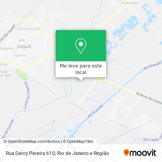 Rua Darcy Pereira 610 mapa