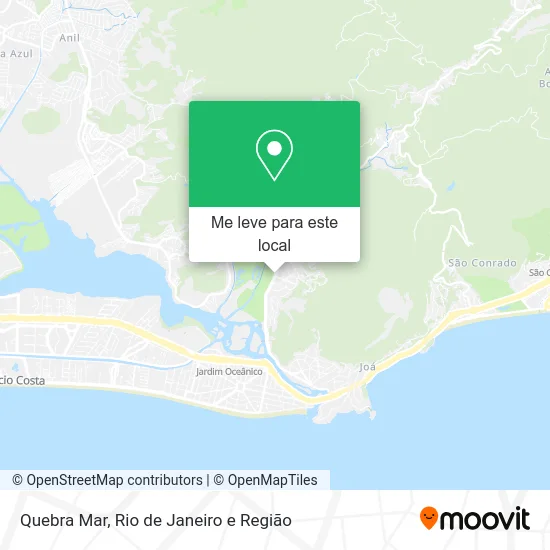 Quebra Mar mapa