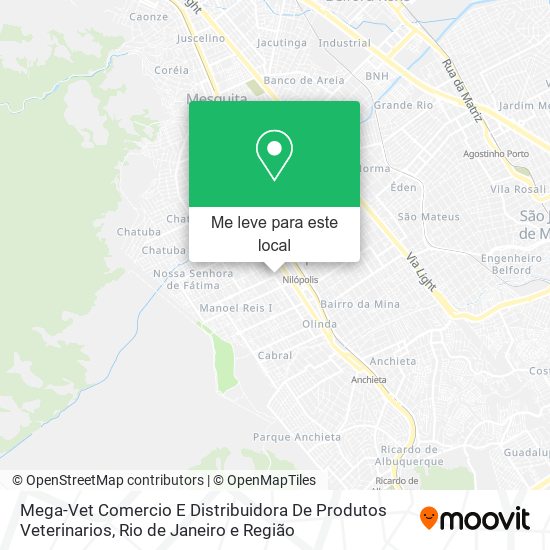 Mega-Vet Comercio E Distribuidora De Produtos Veterinarios mapa