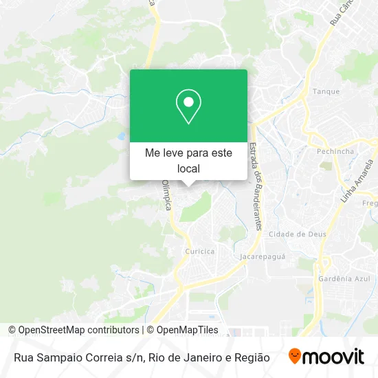 Rua Sampaio Correia s/n mapa