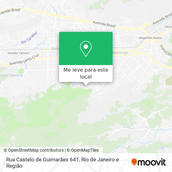 Rua Castelo de Guimarães 641 mapa