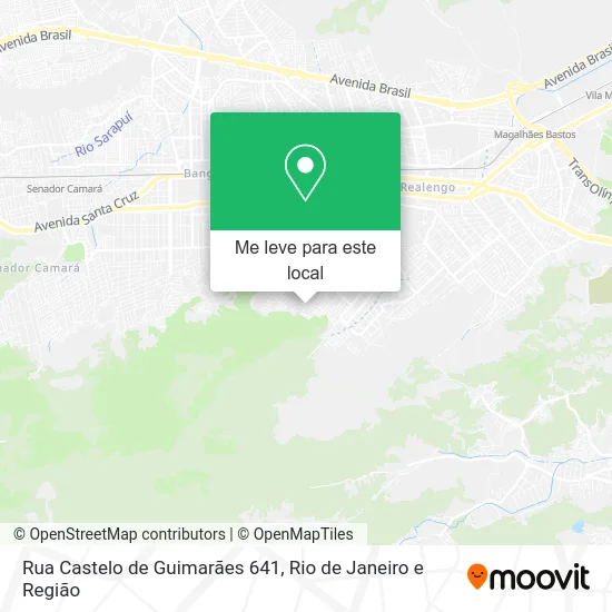 Rua Castelo de Guimarães 641 mapa