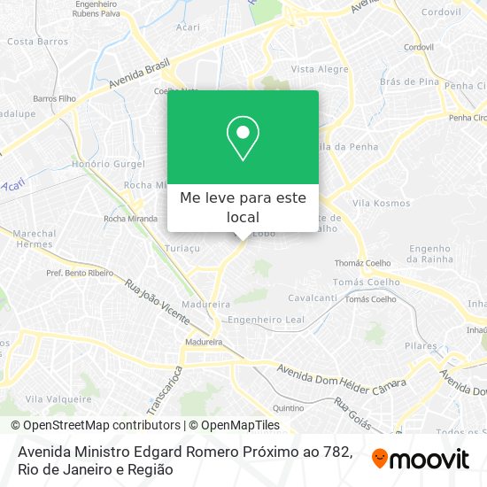 Avenida Ministro Edgard Romero Próximo ao 782 mapa