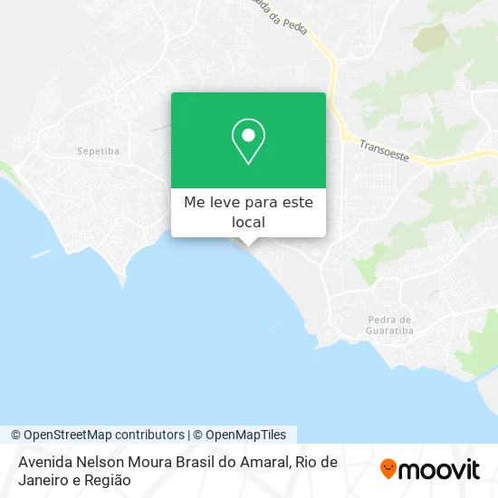 Avenida Nelson Moura Brasil do Amaral mapa