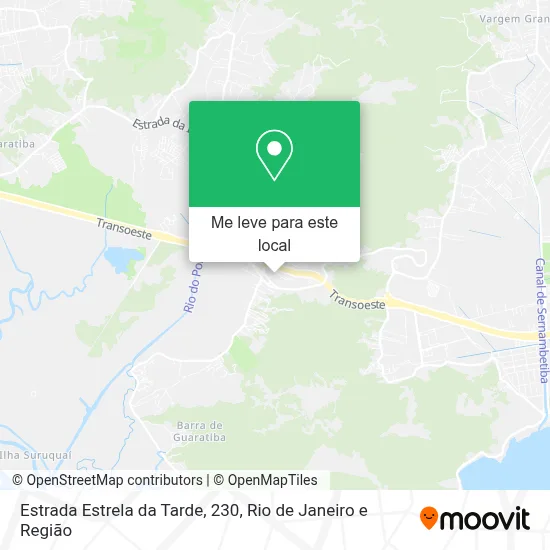 Estrada Estrela da Tarde, 230 mapa