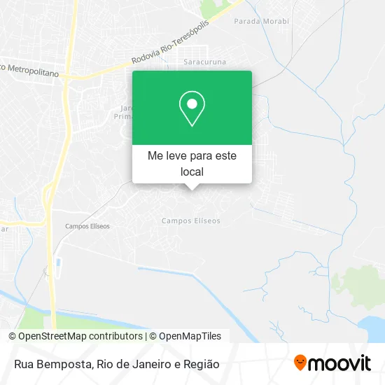 Rua Bemposta mapa