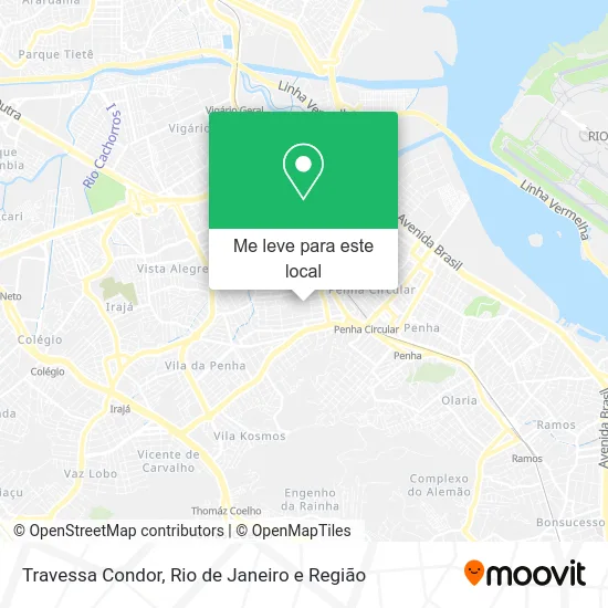 Travessa Condor mapa