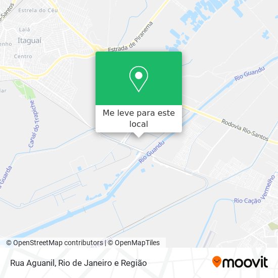 Rua Aguanil mapa