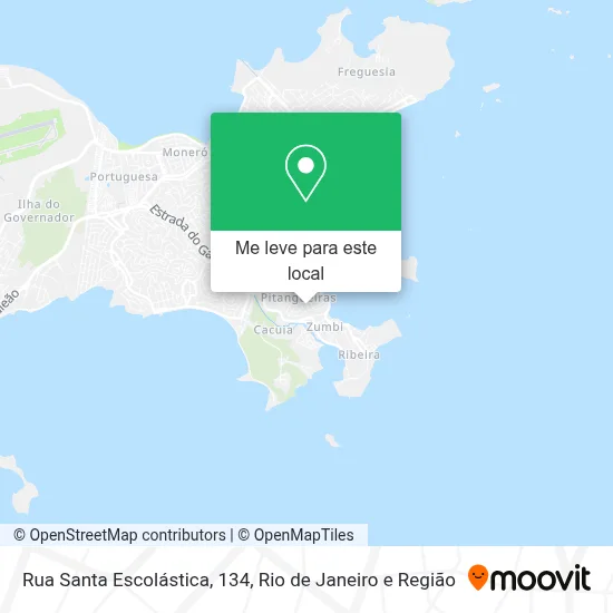 Rua Santa Escolástica, 134 mapa