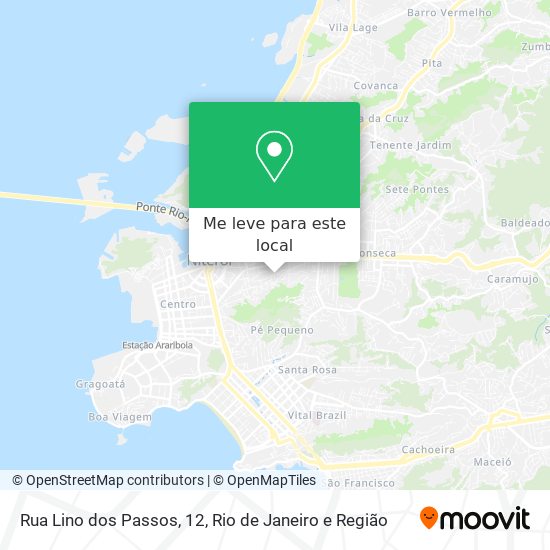 Rua Lino dos Passos, 12 mapa