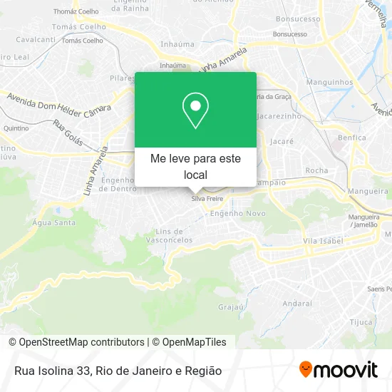 Rua Isolina 33 mapa