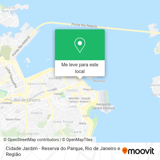 Cidade Jardim - Reserva do Parque mapa