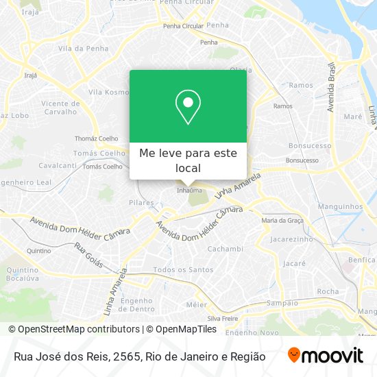 Rua José dos Reis, 2565 mapa