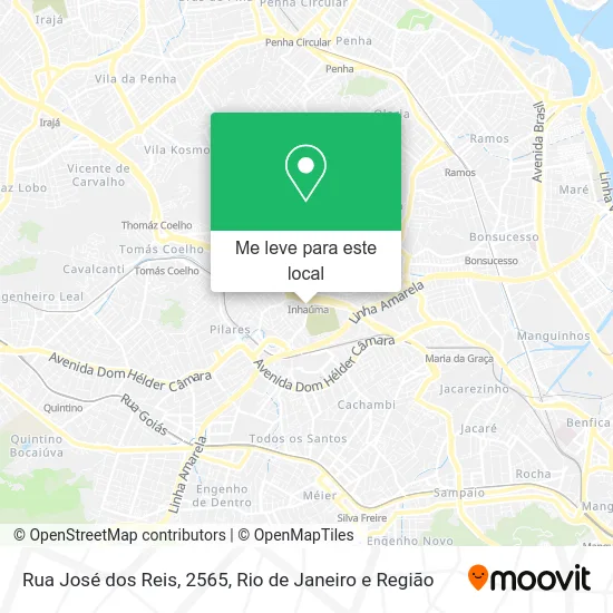 Rua José dos Reis, 2565 mapa