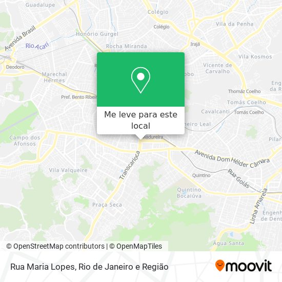 Rua Maria Lopes mapa