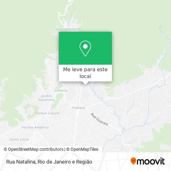 Rua Natalina mapa