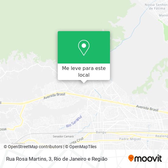 Rua Rosa Martins, 3 mapa