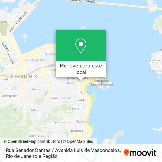 Rua Senador Dantas / Avenida Luis de Vasconcelos mapa