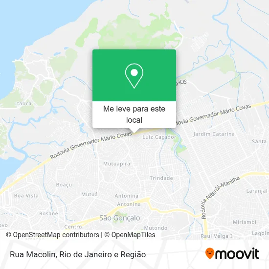 Rua Macolin mapa