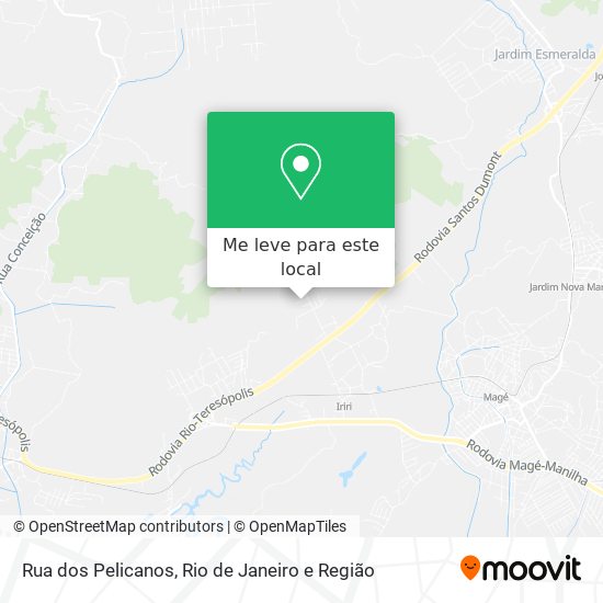 Rua dos Pelicanos mapa