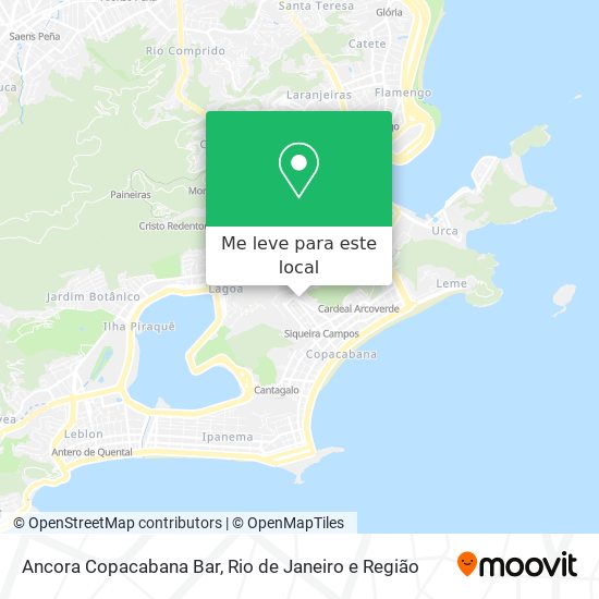 Ancora Copacabana Bar mapa