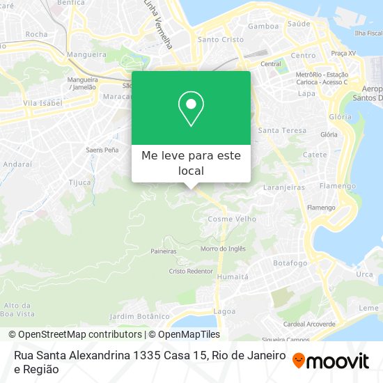 Rua Santa Alexandrina 1335 Casa 15 mapa