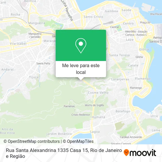 Rua Santa Alexandrina 1335 Casa 15 mapa
