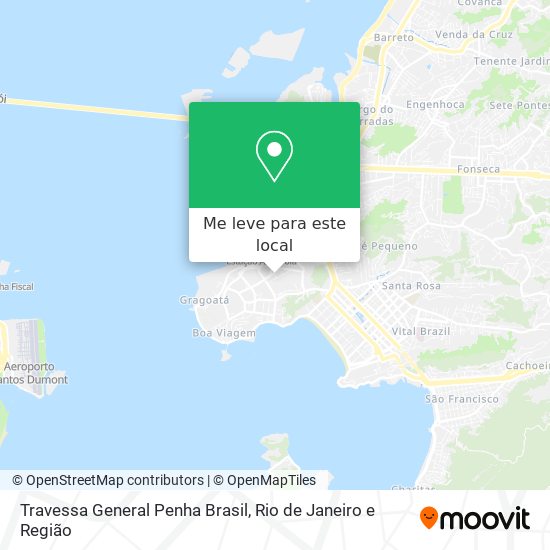 Travessa General Penha Brasil mapa