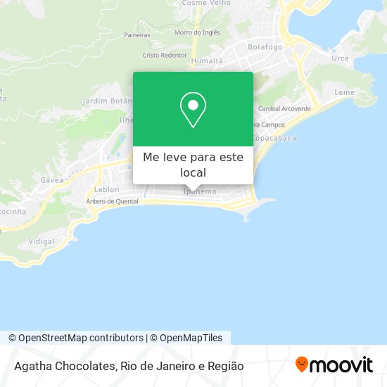 Agatha Chocolates mapa