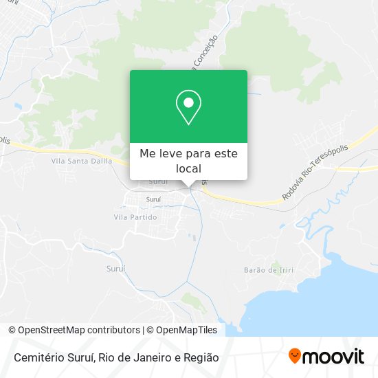 Cemitério Suruí mapa