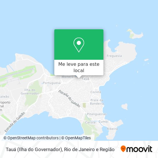 Tauá (Ilha do Governador) mapa