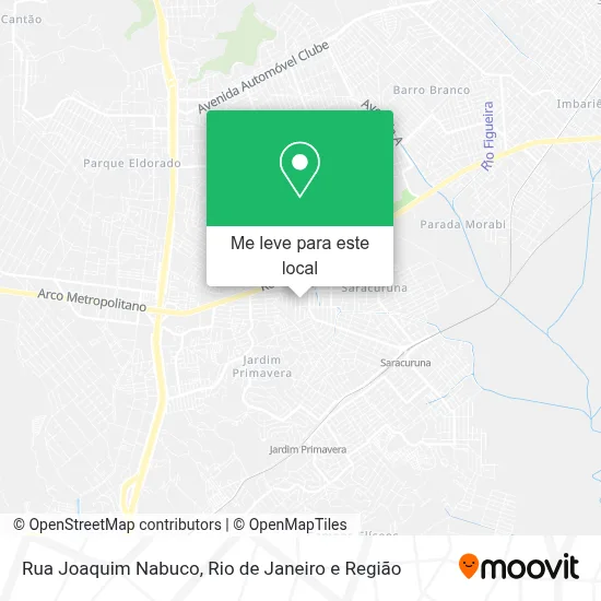 Rua Joaquim Nabuco mapa