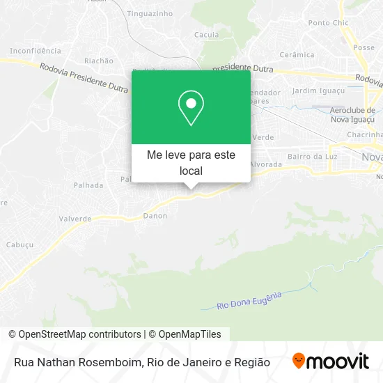 Rua Nathan Rosemboim mapa