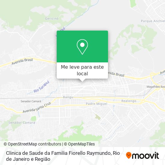 Clinica de Saude da Familia Fiorello Raymundo mapa