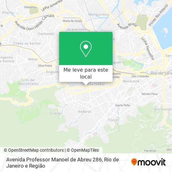 Avenida Professor Manoel de Abreu 286 mapa