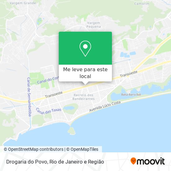 Drogaria do Povo mapa