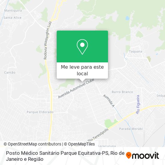 Posto Médico Sanitário Parque Equitativa-PS mapa