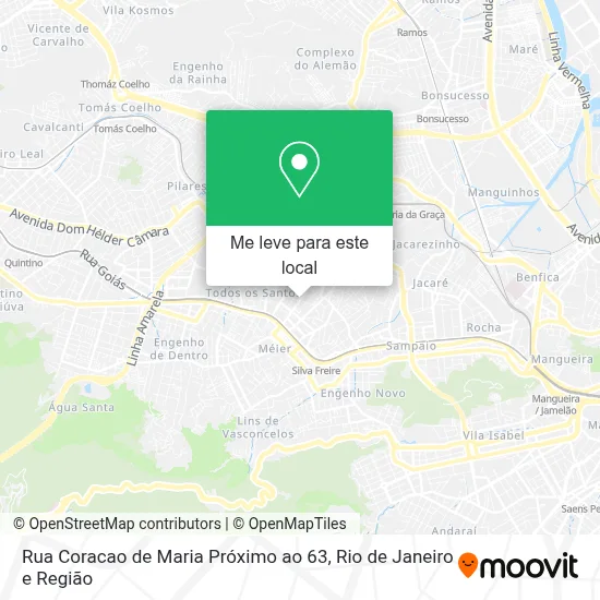 Rua Coracao de Maria Próximo ao 63 mapa