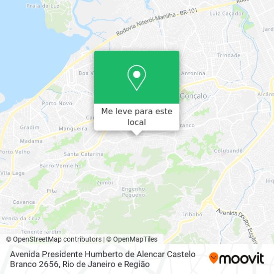 Avenida Presidente Humberto de Alencar Castelo Branco 2656 mapa