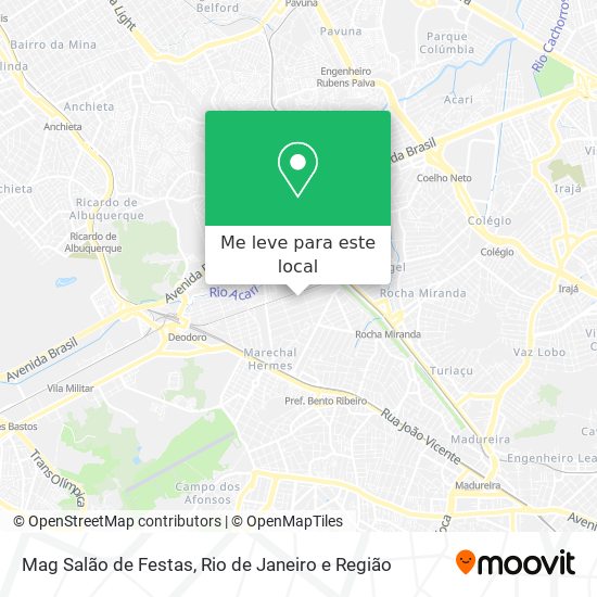 Mag Salão de Festas mapa