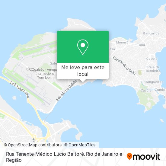 Rua Tenente-Médico Lúcio Baltoré mapa