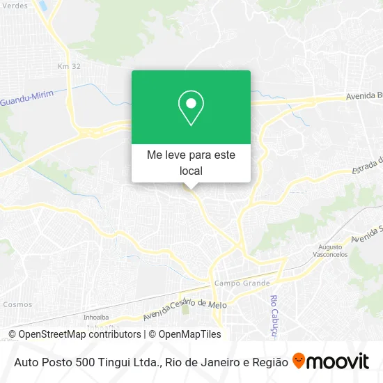 Auto Posto 500 Tingui Ltda. mapa